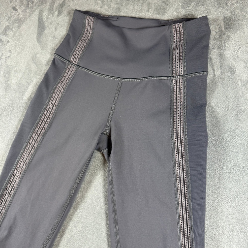 Lululemon Power Lines Pant 28"Titanium Dark Chrome Grey Yoga Leggings Size 4‎
